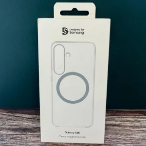 Genuine Official Samsung Galaxy S25 Clear Magnet Case Cover - Works with Magsafe