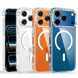 Case For Apple iPhone 17 16 15 Pro Max Magnetic Clear MagSafe Cover Skin