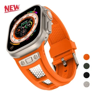 For Apple Watch Ultra2 49mm Strap Series 10 9 8 7 6 42/45mm Metal+TPU Sport Band